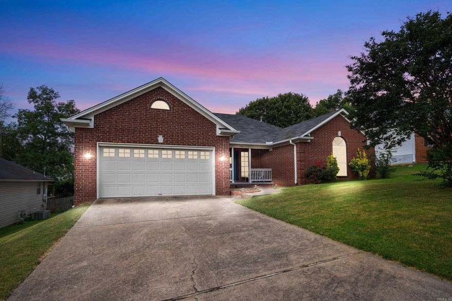 Welcome to your new home nestled in the heart of West Little Rock! This charming 3 bedroom, 2 bathroom house offers 1,708 sqft of comfortable living space designed for both relaxation and entertainment. Step inside to discover a spacious living room featuring tray ceiling, a cozy fireplace, and flooded with natural light. The kitchen, recently remodeled, boasts a stylish tile backsplash, Corian countertops, and a gas stove. A large walk-in pantry provides ample storage. Adjacent to the kitchen, the dining area includes a delightful window seat overlooking the backyard. The master suite boasts a large layout and tray ceiling. The en-suite master bathroom is equipped with a large jetted tub, separate shower and two walk-in closets. The fully fenced backyard is perfect for entertaining guests with a large deck, detachable awning, and privacy. The garage includes built-in shelving. Don't miss the opportunity to make this house your home! Agents, see remarks.