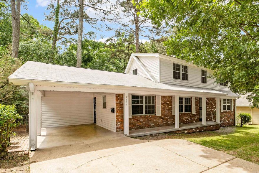 Completely remodeled 4-bedroom, 2-bath home in the established Maryton Park neighborhood of Little Rock offering 2,386 sq ft with modern finishes and tons of character throughout. This move-in ready home features new LVP flooring, tile flooring throughout, fresh paint, new countertops, new stove, new dishwasher, and updated fixtures throughout. The oversized sunroom features beautiful wood ceiling beams, six floor-to-ceiling picture windows, and a beautiful brick fireplace creating a warm and inviting space filled with natural light. One of the most unique features is the original built-in intercom system that is still functional, adding vintage charm you rarely find. Mature trees and a large covered front porch give the home beautiful curb appeal. Located seconds from Boyle Park, you’ll enjoy quick access to walking trails, mountain biking trails, playgrounds, Rock Creek, and more while still being convenient to shopping, dining, interstate access, and an easy commute to UALR. Spacious, stylish, and full of personality, this one is a must-see. Make an appointment for your private tour today! Open House Saturday May 9th from 1-3 PM.