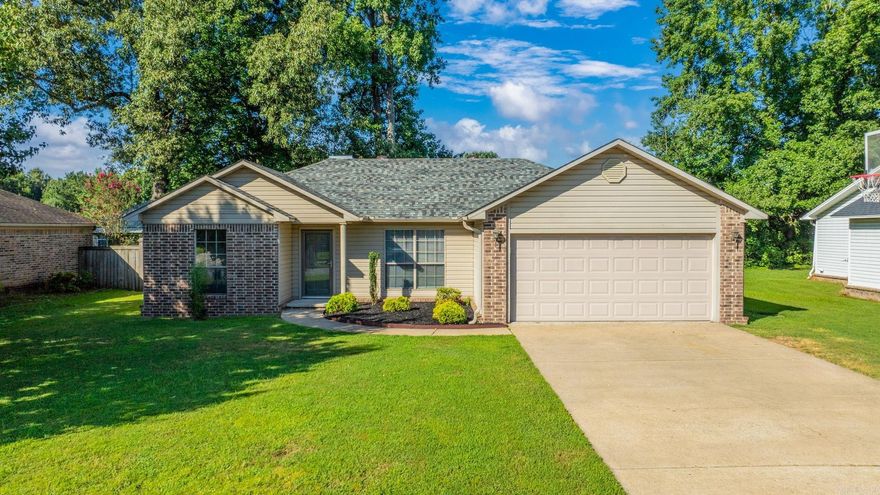 Beautifully updated home in the heart of highly sought-after Cabot! This 3 bed, 2 bath gem features fresh paint, new luxury vinyl plank flooring, and all-new lighting throughout. The spacious living room offers a tray ceiling, recessed lighting, and a corner fireplace with new marble tile and electric logs. The kitchen shines with granite countertops, subway tile backsplash, freshly painted cabinets, and new GE LG stainless appliances. Primary suite includes a walk-in closet and private bath with walk-in shower. Both guest bedrooms include new flooring, paint, and stylish ceiling fans. Outside, enjoy a freshly painted 14’x12’ deck, fire pit area, privacy fence with walk-through gate, and upgraded landscaping. Major 2024 updates include a new 30-year architectural roof, new ductwork, insulation, attic trusses, and more. Conveniently located near schools, dining, and shopping—this move-in-ready home has it all!