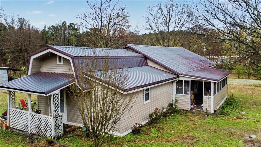 4 bed 2 bath home sitting on 8.87 Acres.