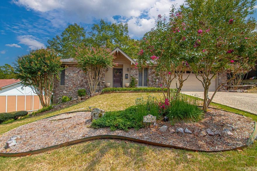 Location! Location!!  This one level home is close to I-430, downtown & all kinds of shopping & restaurants!!  Nice size kitchen with wonderful windows overlooking backyard. Beautiful stainless-steel appliances. Kitchen & den area are open!! Formal living & dining or make into a special area for your needs! Three bedrooms & two full baths! You will also find plantation shutters and built-ins. Have your morning coffee on the patio overlooking the backyard full of nature. Come check out the new LVP flooring, no carpet in sight!! The Roof & AC were replaced in 2023. AGENTS SEE REMARKS!!