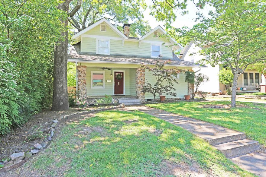 This charming craftsman style home is ready for you to see!  Location! Location!  Its walking distance to Kavanaugh to all the shops and eating places!  Relax on the lovely front porch.  Inside you have refinished hardwood floors.  The kitchen is updated with tile, butcher block countertops and stainless steel appliances.  There is one bedroom down and the other two are upstairs.  The backyard is great for entertaining!  Some of the recent updates, New roof, New water heater, Exterior painted, Gutters, Fence and an Electric Car Charger installed in the two car carport.  Agents see Remarks!