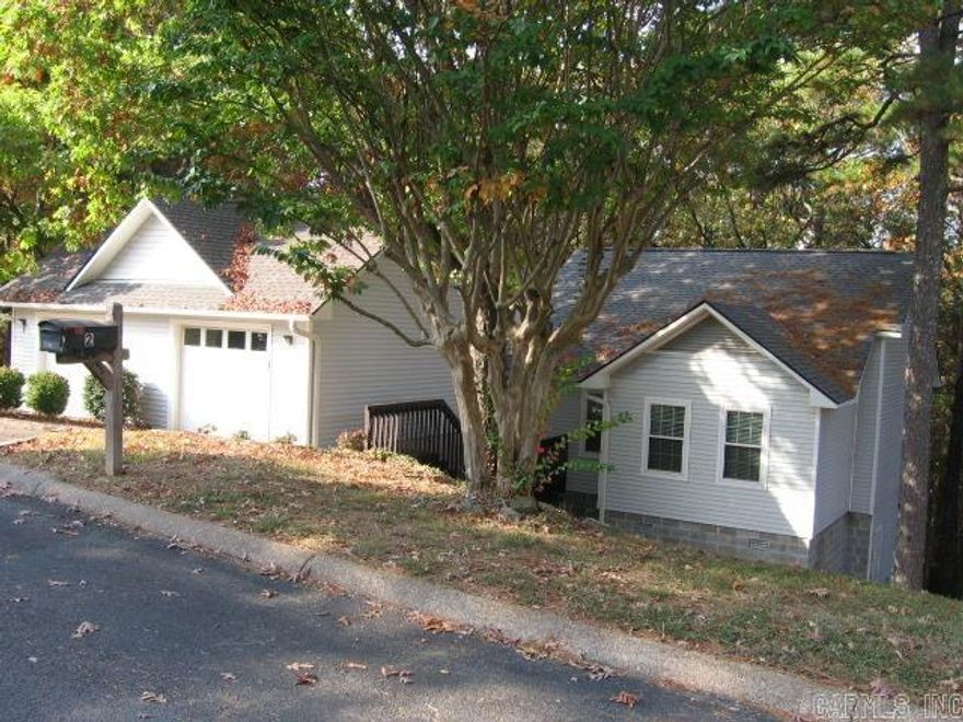 A RARE PROPERTY CAN NOW BE YOURS!!!  Brentwood Townhouses do not come on the market very often.  So take a look at this well-maintained, 1-level unit on the end of the building.  The living/dining area adjoins the kitchen, and access to the 20' x 30' rear deck (with new railing).  Watch all types of wildlife from the quiet, shady  deck.  The kitchen has nice black refrigerator/freezer, smooth-top range, dishwasher, tiled backsplash,  & a pantry.  Down the hallway are 3 Bedrooms.  The Guest bath has a combo tub/shower.  The Master BR is large with a walk-in closet, and bath has a nice step-in shower.  Laundry hookups are in a hall closet.   Flooring is LVP only 4-5 yrs old, and carpet, and vinyl.  The HVAC system was replaced in 4/23!  Nice energy efficient window throughout that tilt in for cleaning.  This has a one-car garage (motor replaced 12/22), and a nice entry porch/deck for more outside area to relax.  This is a very nice, quiet neighbor- hood near the Mountain Ranch Golf Course and pool.  Quick, easy access to the highway.  Call for other details, but do not delay!