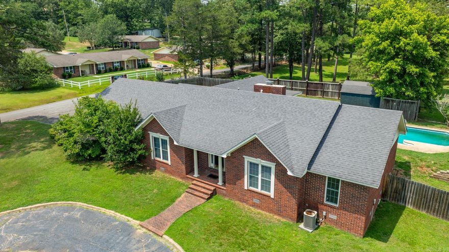 If you've been looking for the perfect blend of comfort, convenience, and ample entertaining space, this home is for you! It has 3 bedrooms, 2 baths, and an office, with approximately 2,154 square feet. Enjoy a saltwater pool, covered patio, fully fenced in yard, wood floors, a gas range, fiber optic internet, a wood-burning stove, a new hot water heater, a garage, a shed, and concrete pad (perfect for basketball court, shed, pergola, etc.) This home is just minutes from Clinton School, Greers Ferry Lake, the hospital, and shopping. Don't miss out on this ideal home for living and entertaining! Be sure to watch the attached video tour!!