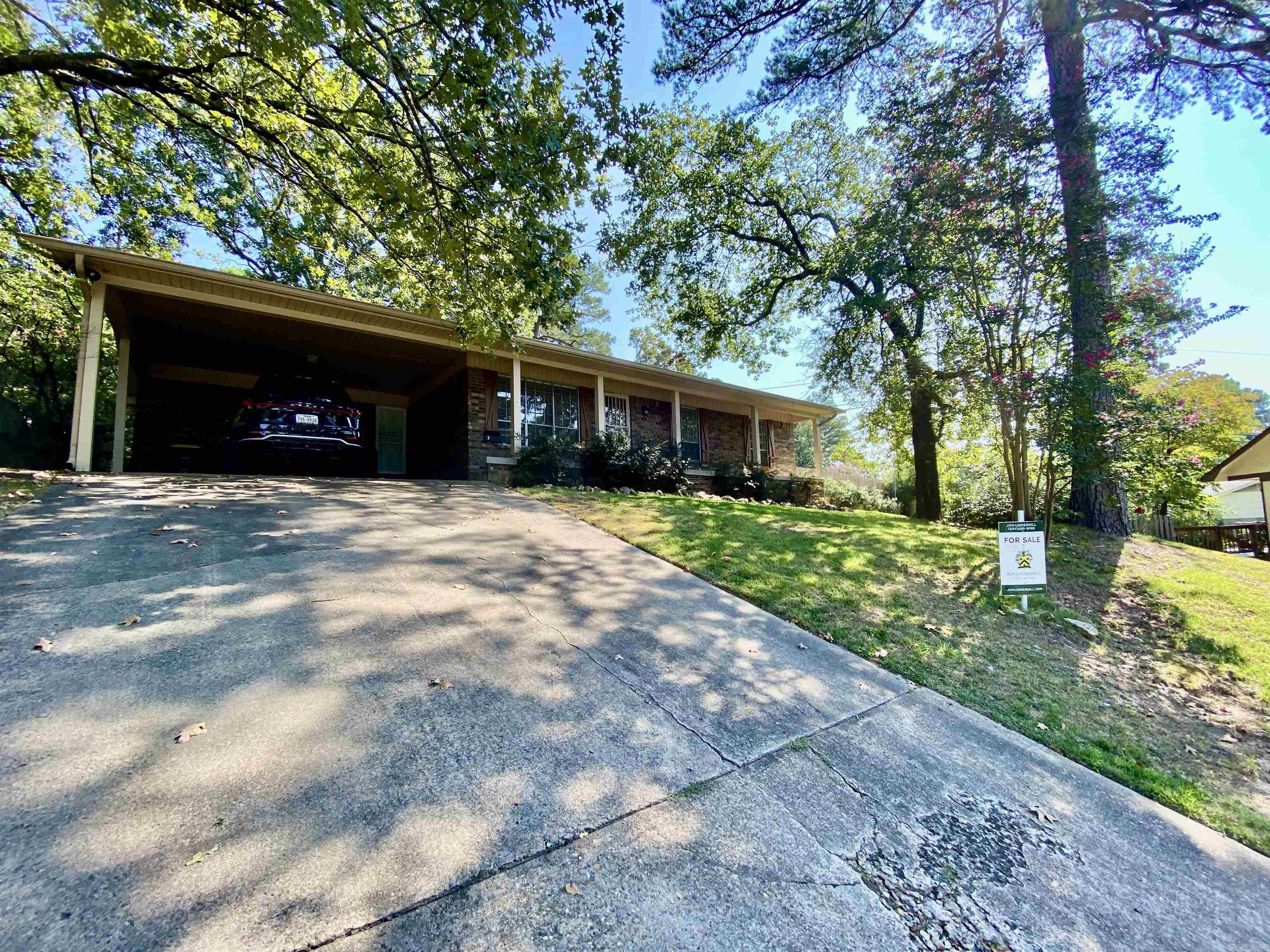 Desirable All-Brick Home in Established Neighborhood Tucked away on a quiet cul-de-sac, this charming all-brick, one-level home offers comfort and potential in a prime location. Featuring two spacious living areas and a large eat-in kitchen, the layout provides both flexibility and functionality. With three bedrooms and two bathrooms, there’s room for family, guests, or a home office. Enjoy the privacy of a fully fenced backyard—perfect for relaxing, gardening, or entertaining. Situated in the heart of town, this home offers unbeatable convenience to shopping, dining, and schools. Whether you’re looking for a move-in ready home or a great renovation project, this property is a fantastic opportunity. EASY TO SHOW