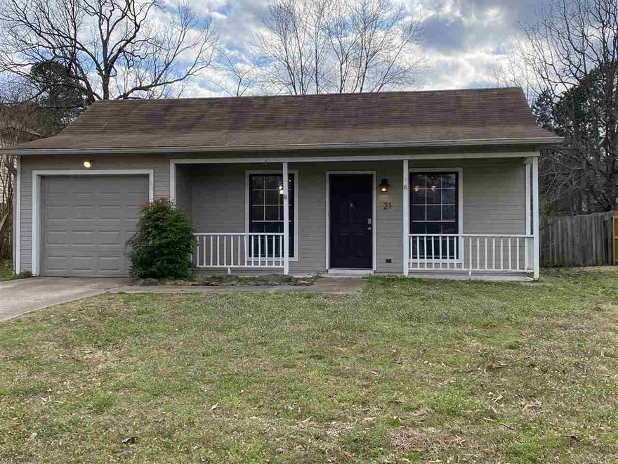One level, well - maintained home on flat lot. Fully fenced with large backyard and storage shed. Hardwoods in living areas, hall, and bedrooms. Large walk-in closets, tile bath and cozy front porch. Roof - 2011, HVAC 2015, HWH - 2012. Refrigerator conveys. See agent remarks.