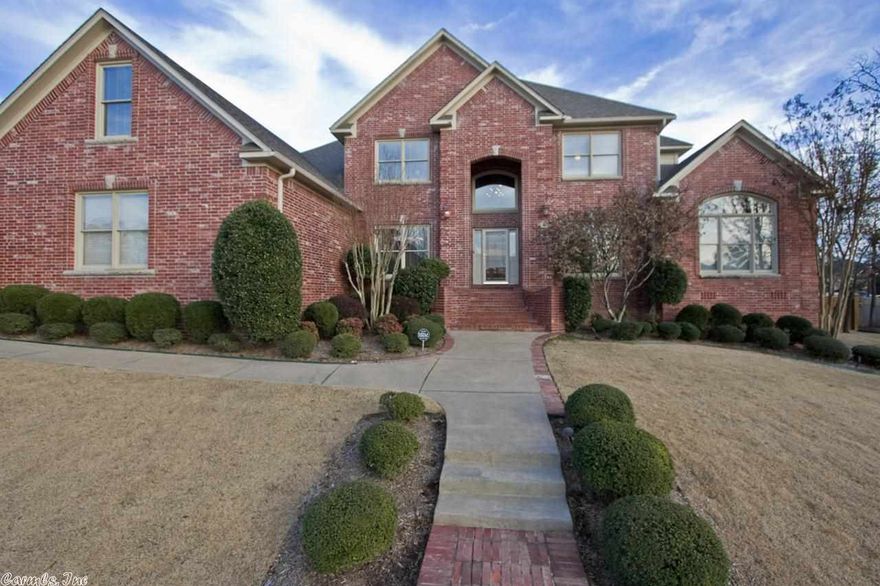 WOW! New pool 2014 is 26'x42' with spill over spa, heated, LED lighting, benches, surround deck and more. All controlled from your smart phone. 3 bedrooms including master on main level, formal dining eat-in kitchen, laundry & office plus guest bath and half bath. Up 3 bedrooms plus bonus room, sprinkler system, alarm with cameras and smart phone controlled, surround sound, pellit burning FP, 3 car garage all on corner lot. Way to many features to list.