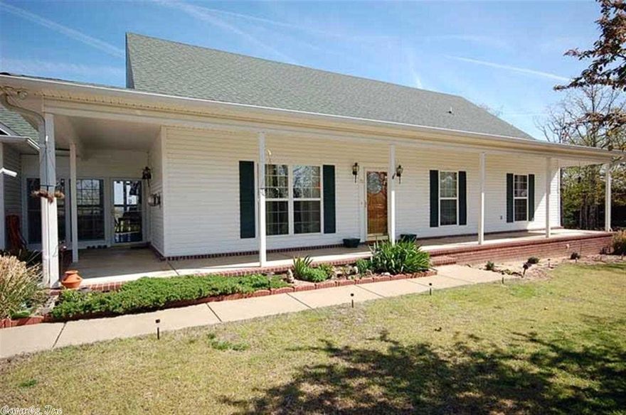 Beautiful home in a country setting.  Home sits on close to 4 acres. Enjoy the amazing view on the porch or while relaxing in the hot tub in the screened in porch. Home has a huge family room.  The eat in kitchen has a large pantry and breakfast bar. The bonus room upstairs would work as a 4th bedroom, office, or game room.  Master suite has access to the large deck.  Master bath has a jacuzzi tub and sep shower with large walk in closet.  You have to see this house to appreciate all it has to offer!