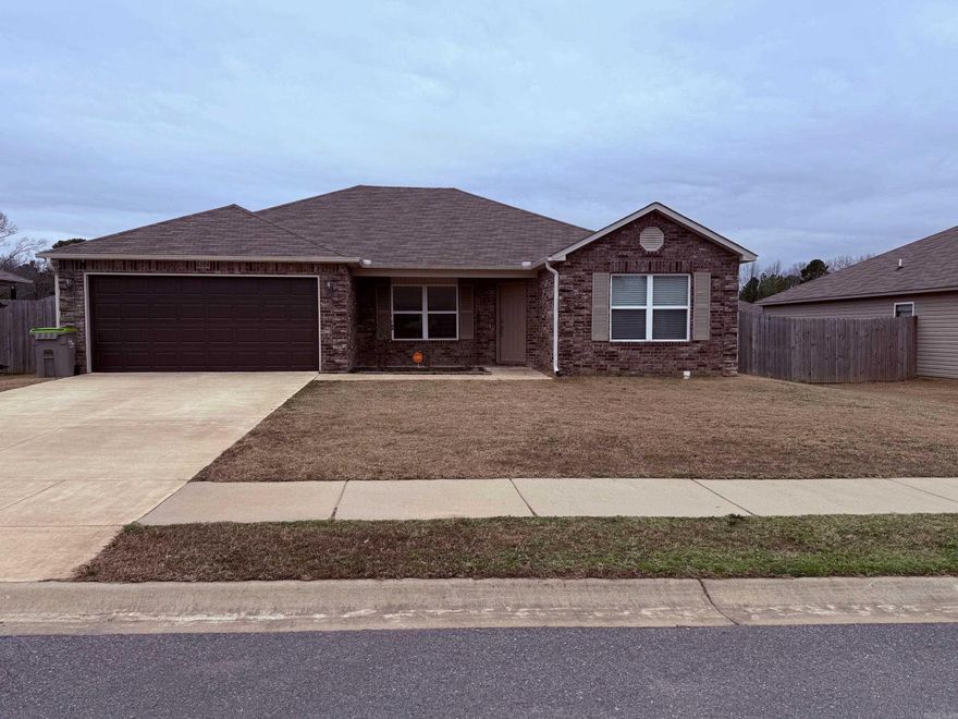 Welcome to 6104 Gordy in Alexander, AR! This charming 4-bedroom, 2-bathroom home features a fenced-in yard, perfect for enjoying outdoor activities and providing privacy. The open floor plan allows for easy flow between the living room, kitchen, and dining area, making it ideal for entertaining guests or spending quality time with loved ones. The pantry provides ample storage space for all your kitchen essentials, keeping everything organized and within reach. Don't miss out on the opportunity to make this house your home! This property will accept section 8