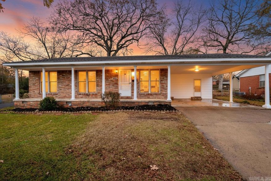 This one-level home on a cul-de-sac style street has been well-maintained and is ready for a buyer to make it their own! A ~600 sqft shop w/ electricity, overhead door & add'l lean-to in the oversized backyard is among many notable features of this Midtown home! Recent improvements include a new architectural shingle roof in Oct. 2023 & new vinyl windows along the front of house in 2024. Other features include new LVP flooring in kitchen/dining area & original hardwood floors in bedrooms (and underneath carpet in formal living room/hallway). The spacious den/2nd living room boasts a wood-burning fireplace, vaulted ceiling, tons of built-ins & large closet for add'l storage. The kitchen flows seamlessly into the large dining area.  Three bedrooms with large closets. Primary bath has walk-in shower.  2 car carport & separate laundry room off kitchen.