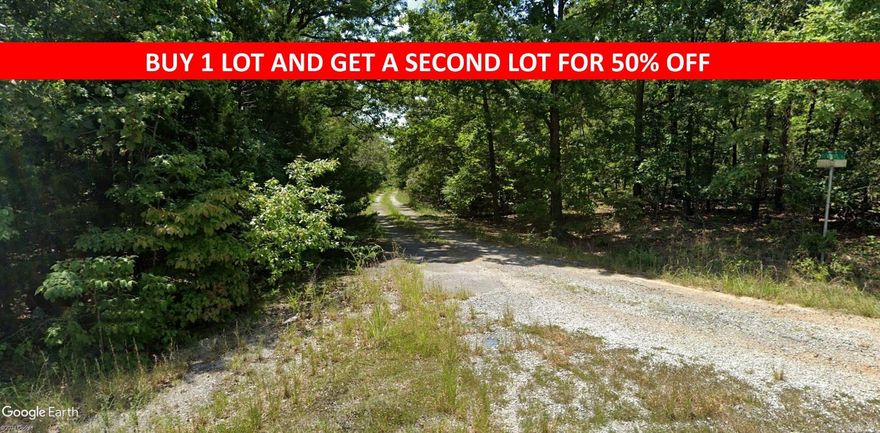 Buy one lot and get 50% off an additional lot! Owner-finance for easy terms. Cash buyers can pay by debit or credit card as well. Nice lot to develop or hold for future value. Public water and electric are available to run to property and will need septic. Owner/agent. No mobiles allowed. 300-2500 minimum build size on any other type of home, depending on subdivision. Finance is 5 months at $194 and closing costs are included. Lots marked with red banner are part of promotion. No limit on lots. Buyer responsible for any/all taxes and lots sold "as-is". Quit claim deed conveys. Parcel ID# 400-21350-000