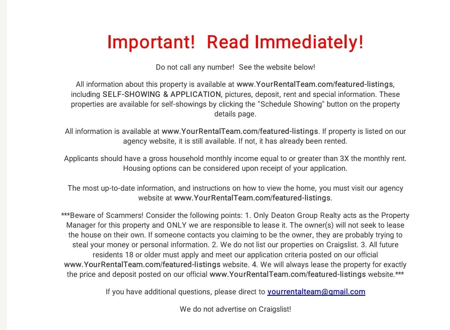 Suggs - Residential Lease