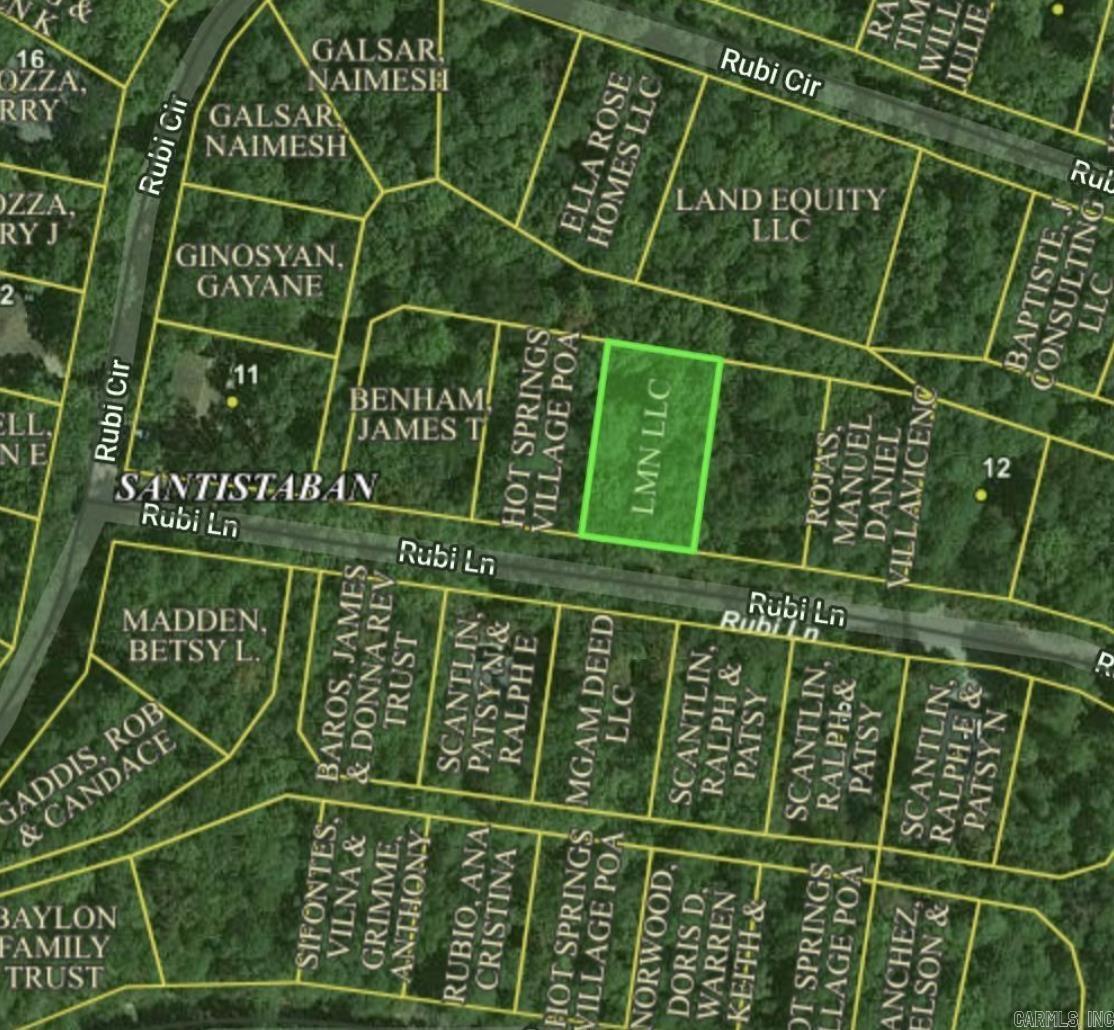 Land for sale in a beautiful gated area in Hot Springs Village.