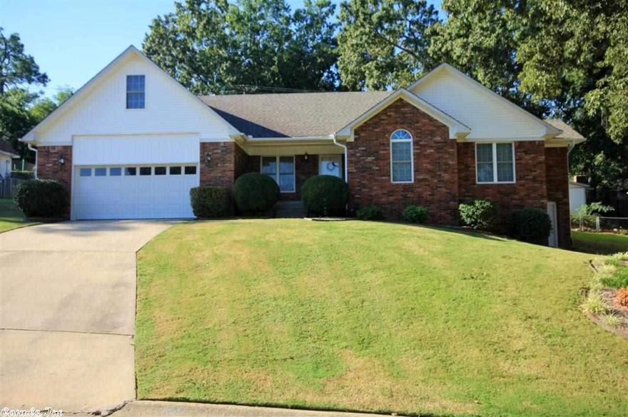 Great updated home!  Great location in quiet historic neighborhood!  Gorgeous dark hard wood floors in living & dining rooms. Kitchen with black appliances and breakfast area.  Master suite plus two bedrooms and full bath.  Utility room with full bath and laundry facilities.  Large den/playroom upstairs.  Unfinished space/exercise room with exterior door.(not included in sf).French doors to back  yard with per entertaining spaces.    HWH 2013 Roof 2012 HVAC 2012