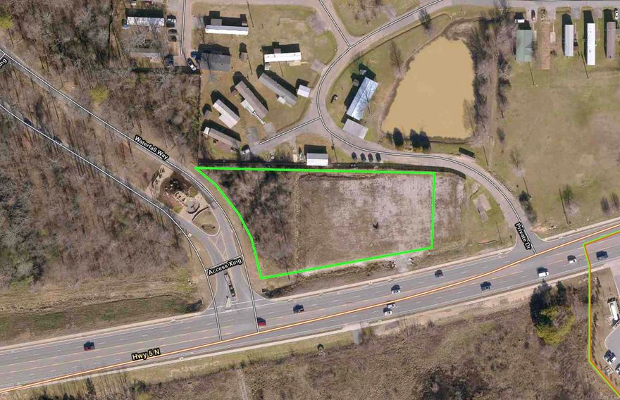 Commercial lot ready to go! On newly widened Highway 5 just across from the Heart Hospital and next to the entrance of Hurricane Lake Estates. Talk about a high traffic and high visibility location! Survey online for reference purposes only. All tracts to share easement for egress and ingress and parking. Structures depicted on survey are purposed structures only.