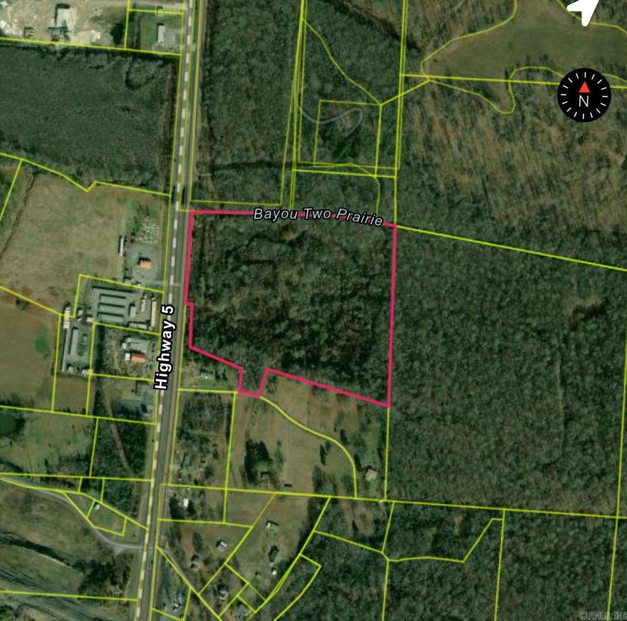 Heres your chance to get 25.98 acres, right off highway 5, lots of potential .