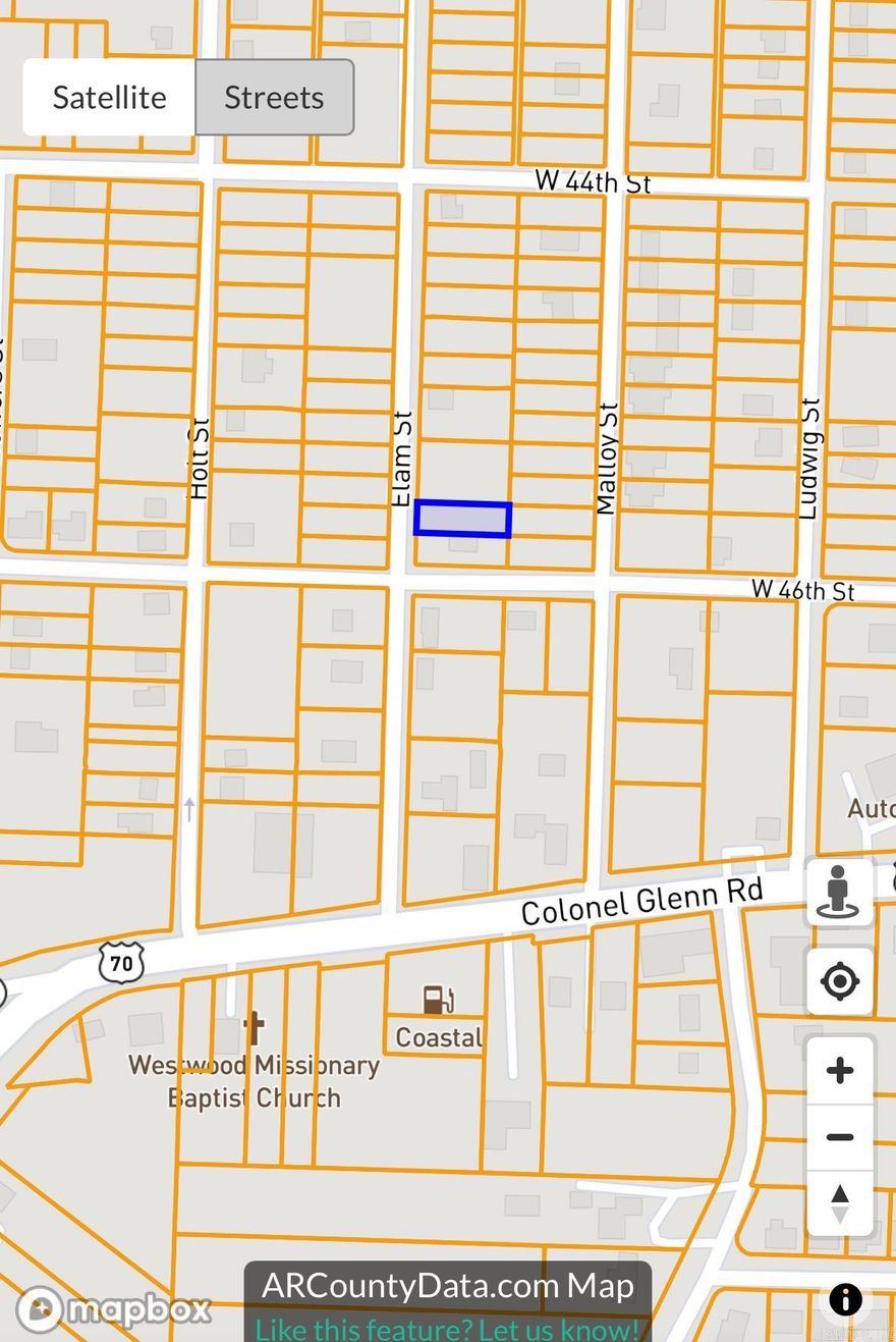 Perfect location for a residential home. A little overgrown by mostly smaller trees. It is in the heart of Little Rock only seconds from Colonel Glenn, but far enough to avoid the annoyances of living on a busy road.
