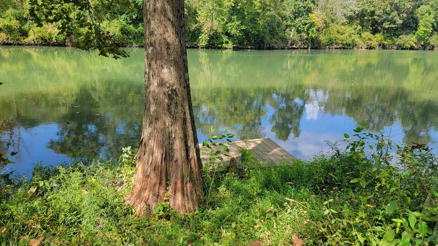 Gorgeous Spring River lot, right on the water. The lot is level and ready to set up your camper for loads of family fun. It also has a bonus lot for more family or friends to enjoy. Both lots are level and have nice shade trees on them. The riverfront lot also has a small fishing dock in the water. Riverbend Park has many amenities, including multiple bathhouses, a pool, and several places to access the river and play. Go to riverbendparkhardyar.com for more information on the park ammenities.