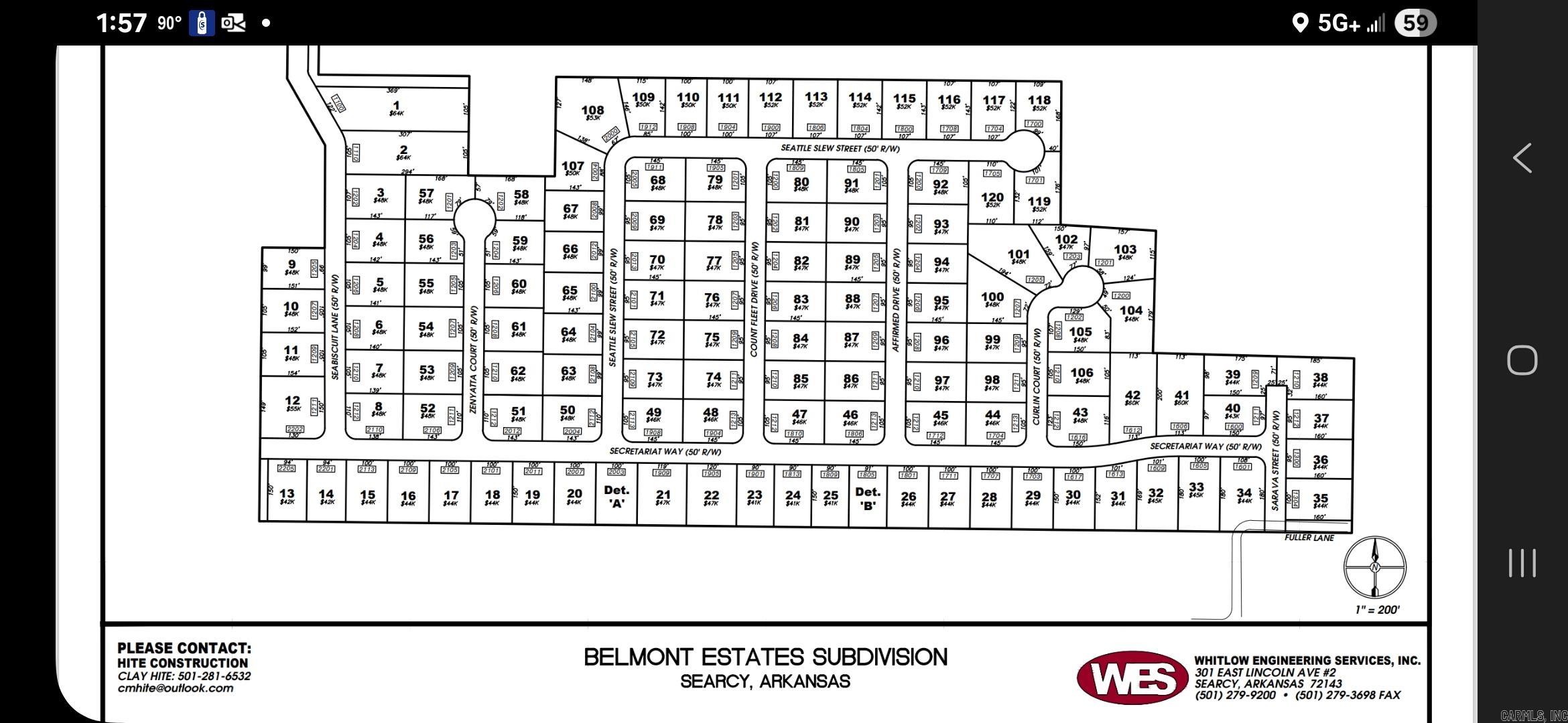 Belmont Estates - Land