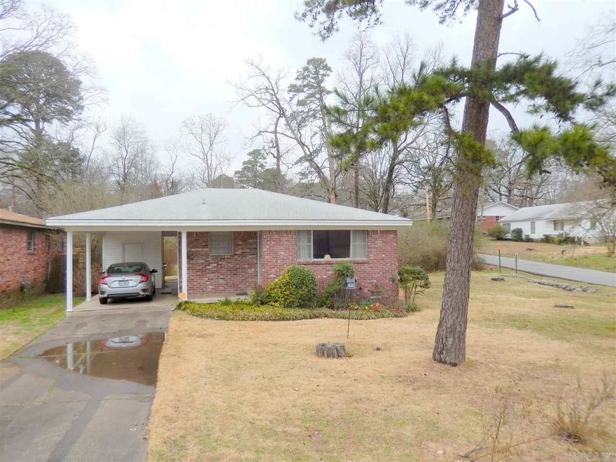 Come and see this charming home that is within walking distance from UALR and is close to everything! This one has been well kept! The original hard wood floors are in great shape! The cook of the house will love the eat in kitchen that has abundance of cabinets and counter space. The patio in the nice level back yard is perfect for outdoor cookouts and entertaining! Great for a college student or an investment property! Move-in ready!