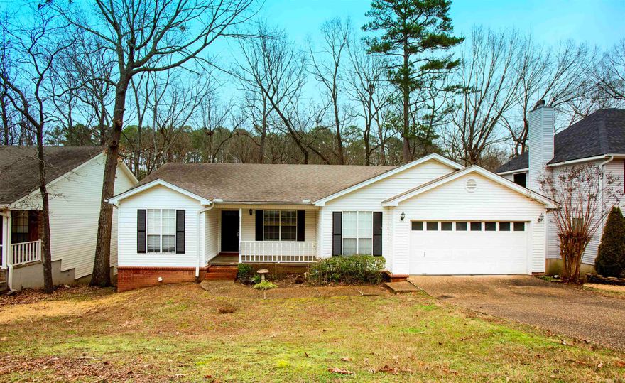 Charming 3BD/2BA in West Little Rock with great curb appeal that is waiting for you to call home. Spacious living room with a decorative fireplace. Separate dining room that is great for hosting dinners and an eat-in-kitchen with beautiful granite countertops. Large master bedroom with his and her sinks in the master bath. Large backyard with a back deck that is perfect for enjoying on a beautiful day and a wooded area providing extra privacy. It also comes equipped with a two car garage. Close to shopping, dining, and much more! Income has to be 3x the amount of rent. This property does not accept section 8.  **ALL PROPERTIES MAY NOT BE MOVE-IN READY**