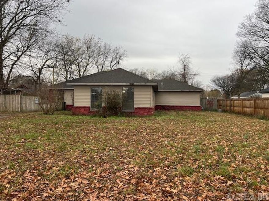 If square footage and space are on your list..... This property will check some of your boxes. While there is plenty of opportunity for you to update the house to your color pallet.  With over 1700 square feet of living space inside the house is located at the end of the street and has a privacy fence. Agents see agent remarks for offer submission