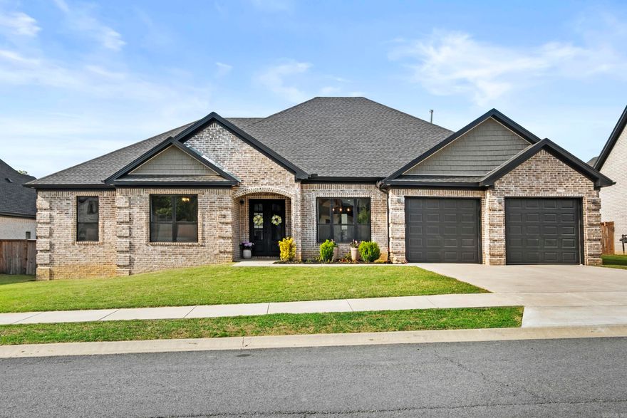 Welcome to 12 Denali Ln! This spacious 4-bedroom home offers comfort, style, and thoughtful upgrades throughout. Enjoy a fenced backyard and covered porch—perfect for relaxing or entertaining. Inside, the kitchen features custom cabinetry, quartz countertops, a gas stove, and all appliances convey—including the refrigerator, washer, and dryer. The living room is warm and inviting with a gas fireplace and tray ceilings, while the formal dining room provides the perfect space for gatherings. The private primary suite includes two separate closets, a walk-in shower, separate tub, and double vanity. The three additional bedrooms are generously sized and each offer large closets for plenty of storage. This move-in ready home has the space, features, and extras buyers are looking for!