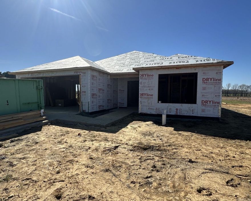 The lovely  Raleigh plan is loaded with curb appeal with its inviting covered front porch and attractive front yard landscaping. This home features an open floor plan with 4 bedrooms, 2 bathrooms, an expansive living area, a stunning dining area, and a gorgeous kitchen fully equipped with energy-efficient appliances, an island, and a spacious pantry perfect for large families or the adventurous home chef. Learn more about this home today!  **SEE SHOWING REMARKS & AGENT REMARKS FOR IMPORTANT INFORMATION**