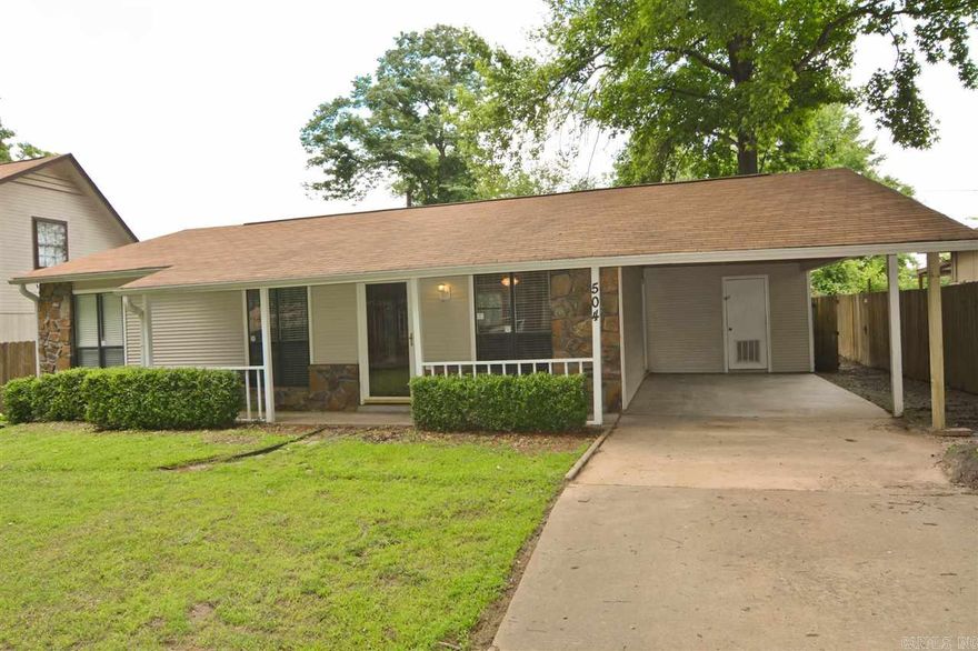 MOVE IN READY! Completely remodeled! Large living room & kitchen with new counter tops, range, cabinets, light fixtures and flooring throughout. Low maintenance vinyl siding. New vanity tops. Fully fenced yard with storage building. Great location and great for a first time home buyer.