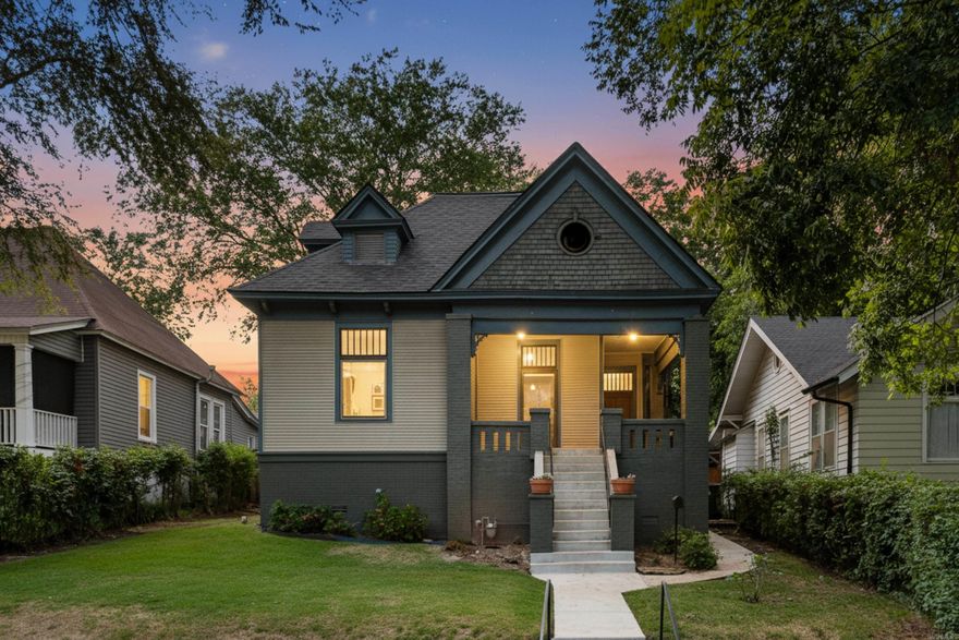 The ultimate Capitol View bungalow, this home has all the charms of a historic house with thoughtful updates for modern living! The tall ceilings and original wood floors are only rivaled by the new kitchen and bathrooms, as well as the gorgeous natural lighting throughout the home. Settled up nicely above the street, the porch boasts a wonderful view of the Capitol in the winter, just in time for the Christmas firework show! With a new roof, sidewalk, and front steps, plus tons of other improvements made by the sellers, this home is move-in ready!