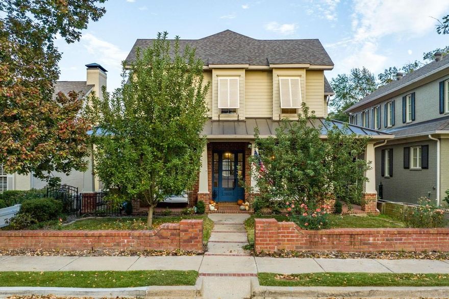 Spectacular newer built Heights Home! Ultra-Charming street appeal and beautiful decor including recently updated paint and flooring make this home the perfect setting for family living and entertaining friends. Exceptional 5 bdrm floorplan with stunning entry flanked by handsome library/study and gorgeous banquet dining.  Spacious gourmet kitchen that flows into family living with stone faced fireplace. Wonderful sunroom/playroom overlooking back yard. Large primary suite located on the main level with luxurious spa inspired bath including whirlpool bath and walk in shower. Upstairs four additional large bedrooms with w/ 2.5 baths and fantastic media/game room. Rear loading garage with additional covered parking. Lush landscape with evergreen turf in backyard. Fabulous location, easy walk to Forest Park and all of the Heights!