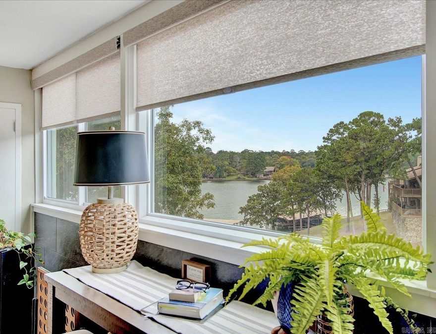 Renovated & Furnished Lake Hamilton Condo with Views  Welcome to Unit 201 at Beacon Manor, a fully renovated corner-unit condo overlooking Lake Hamilton in a gated Hot Springs community. This light-filled residence offers lake views from multiple angles and a move-in-ready interior with modern updates throughout.  Property Highlights:  • Corner unit with abundant natural light and scenic Lake Hamilton views  • Fully furnished condo — all furnishings convey (personal items excluded)  • Recent renovations including updated flooring, cabinetry, lighting, finishes, and fixtures  • Open and functional layout ideal for full-time living or a lake retreat  • Lake access with shared waterfront and beautifully maintained common areas  • Gated community with amenities including swimming pool, fitness room, picnic areas, and community gathering space  • Landscaped grounds and spacious outdoor common areas  • Convenient location near Hot Springs dining, shopping, entertainment, and lake recreation  This low-maintenance lakefront condo is well suited for a primary residence, second home, or short-term rental opportunity (subject to HOA rules and local regulations).