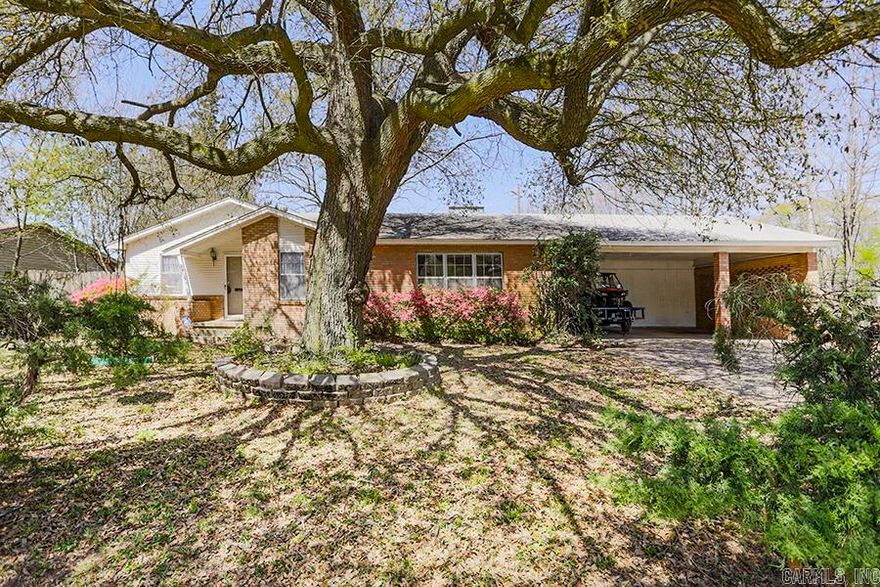 Great family home in the Pennbrook neighborhood. This one level complete with  two car carport features 3 bedrooms and 2 full baths. Great room has Cypress wood paneling and a site built rock wall with wood burning fireplace. Also eat in kitchen and separate formal dining room perfect for entertaining. Additional living area perfect for home office or playroom. Hardwoods throughout and tile bathrooms. Large fenced in backyard with in ground pool with new liner in 2022 and new pump motor in 2023. Come See!