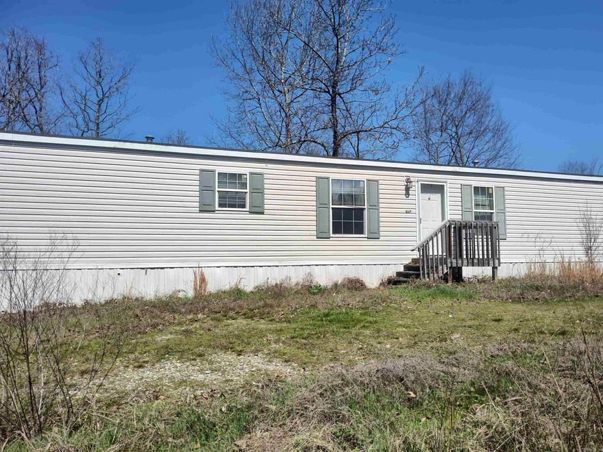2 bedrooms, 2 bath home located on 1.50 acres. Come live in the country! Property sold AS IS, Where Is.
