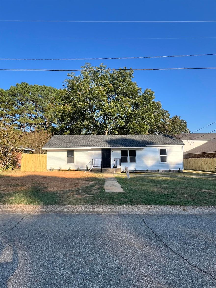 This charming home features 3 bedrooms, 2 bathrooms along with new roof, windows, H&A, plumbing, electric ,cabinets, countertops, appliances & more. Huge backyard with a storage building. Established neighborhood, convenient to everything!