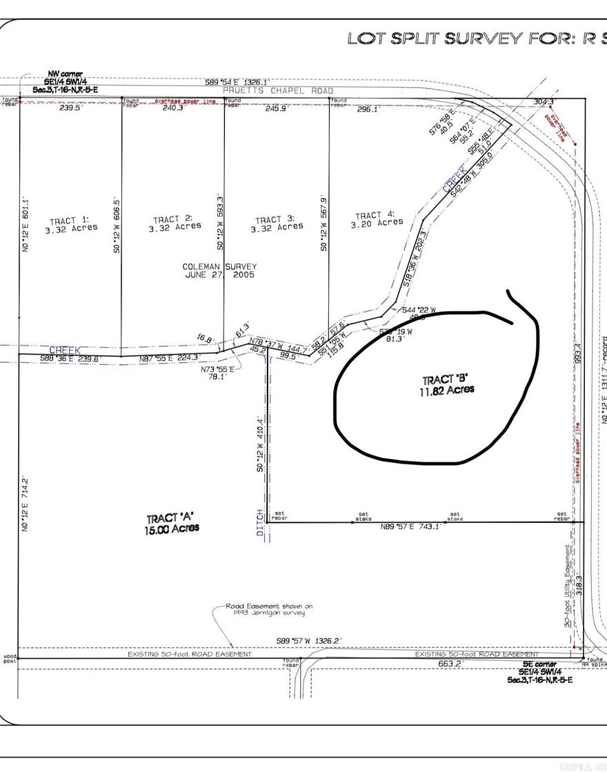 11.82 acres of land sold before listed