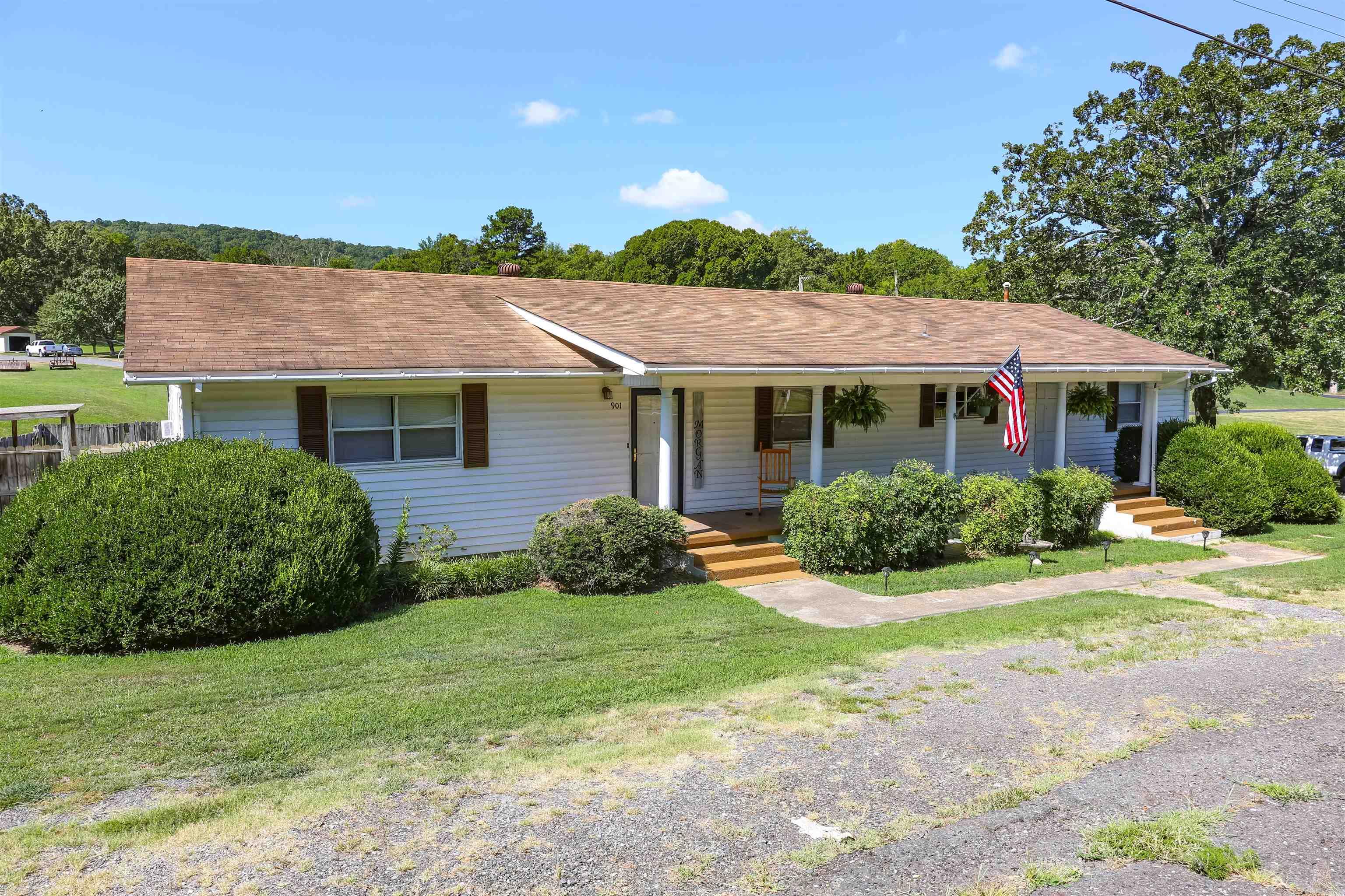Located inside the city limits of Mount Ida, this spacious 5-bedroom, 2-bath home offers approximately 2,040 sq ft of living space on ±0.53 acres with 176 feet of Hwy 270 frontage. Built in 1947, this property features two separate front entrancesāmaking it ideal for a potential home/business setup. Enjoy the charm of a large front porch and the convenience of being just minutes from the heart of Mount Ida. The closest boat access is likely Twin Creeks Boat Ramp, and the property is only a short drive to Hot Springs and Lake Ouachita. Additional features include an inground pool (needs work), Summitt Natural Gas service, and Tamko 25-year composition 3-tab shingles replaced in 2016. With a mix of functionality and opportunity, this property has potential for a variety of uses. Whether you're looking to create a comfortable home base or invest in something with great visibility and access, this one has a lot to offer.