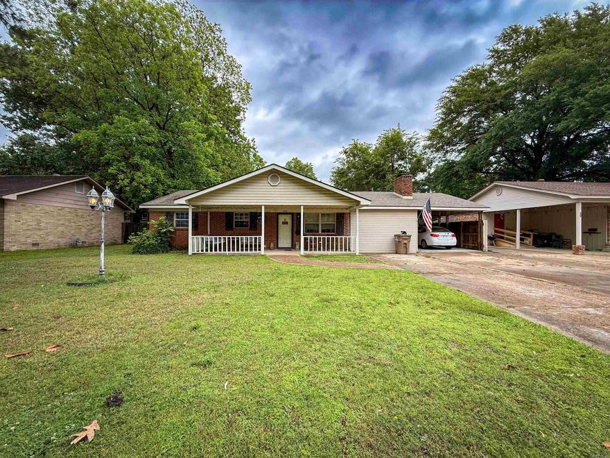 Welcome home to this adorable and cozy 3-bedroom, 1-bath home full of charm and comfort! Built in 1970, this well-loved home offers a warm and inviting feel with a beautiful fireplace perfect for cozy evenings at home. The spacious kitchen provides plenty of room for cooking, gathering, and making memories.   Enjoy your morning coffee on the cute front porch or relax in the evenings on the covered back porch overlooking the fenced backyard — ideal for kids, pets, or entertaining. A storage shed adds extra convenience and space for tools, hobbies, or outdoor equipment.   Whether you’re looking for your first home, downsizing, or searching for an investment opportunity, this cute and comfortable property is full of potential and ready for its next owner!