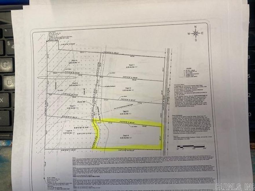 Vacant land off of Highway 64 East on Highway 36