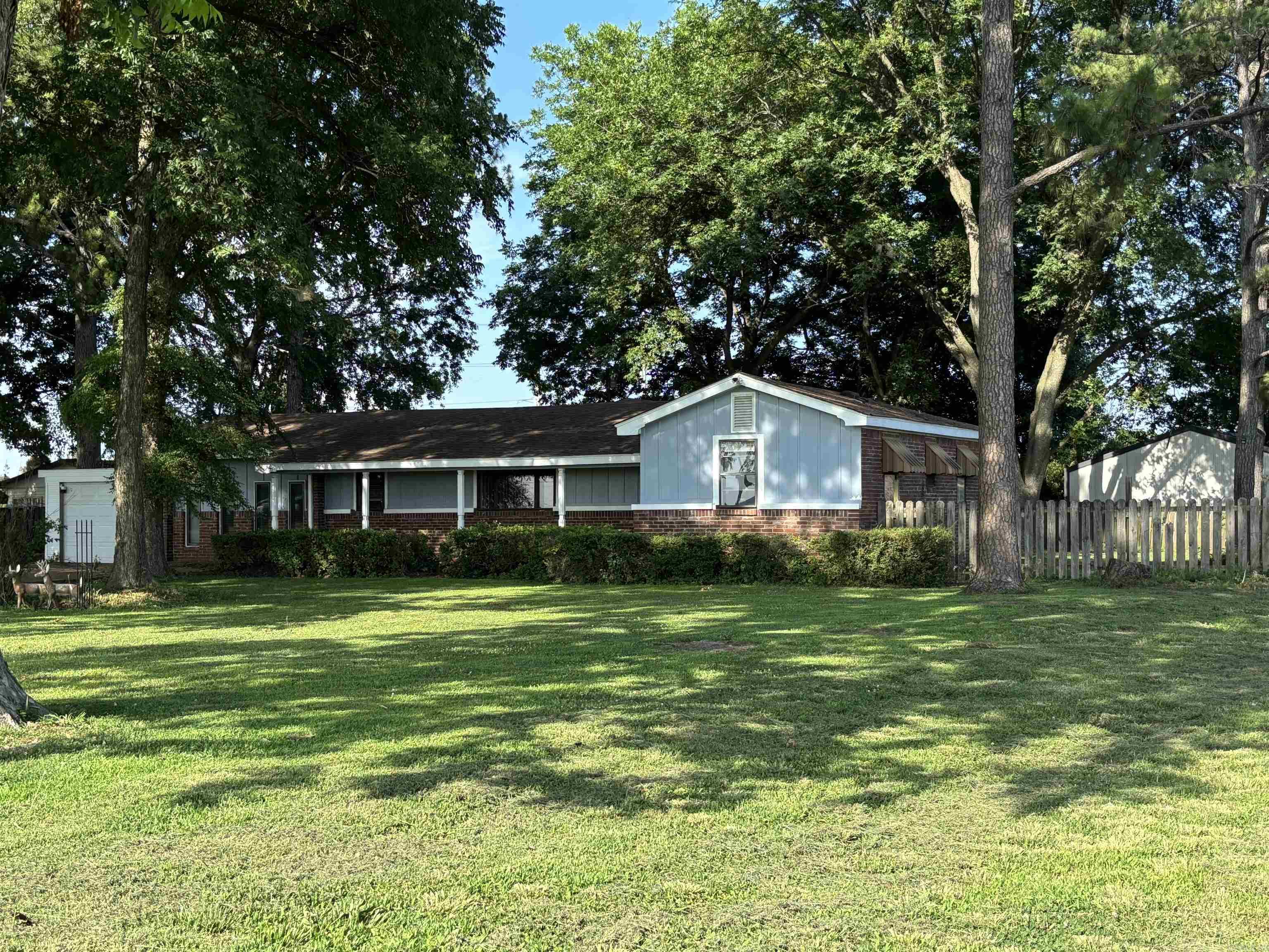 Charming Country Home with Shop & Outbuildings ā Perfect Starter or Downsizer! Welcome to peaceful country living just outside of Blytheville! This cozy 2-bedroom, 1-bath home is full of potential and charm. Nestled among beautiful mature trees, the property offers shade, privacy, and a serene setting youāll love coming home to. Enjoy the bonus of a large shopāperfect for hobbies, storage, or a small businessāas well as two additional outbuildings for extra space and functionality. Whether you're just starting out, looking to downsize, or searching for your next investment opportunity, this property checks all the boxes. Don't miss the chance to own this affordable gem in a quiet rural setting. Schedule your tour today!