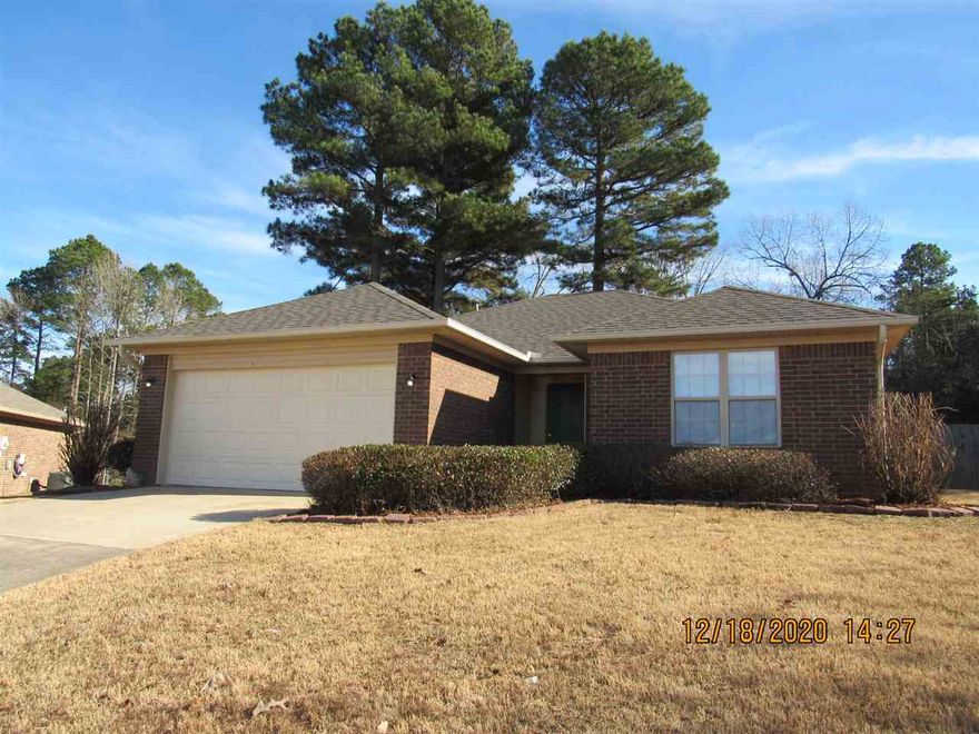 Well maintained 3 bedroom split floor plan, tile, laminate & carpet flooring, open floor plan, all appliances including refrigerator, washer & dryer, freshly painted interior, oversized fenced yard with covered patio & deck, 2 car garage. No Pets allowed.