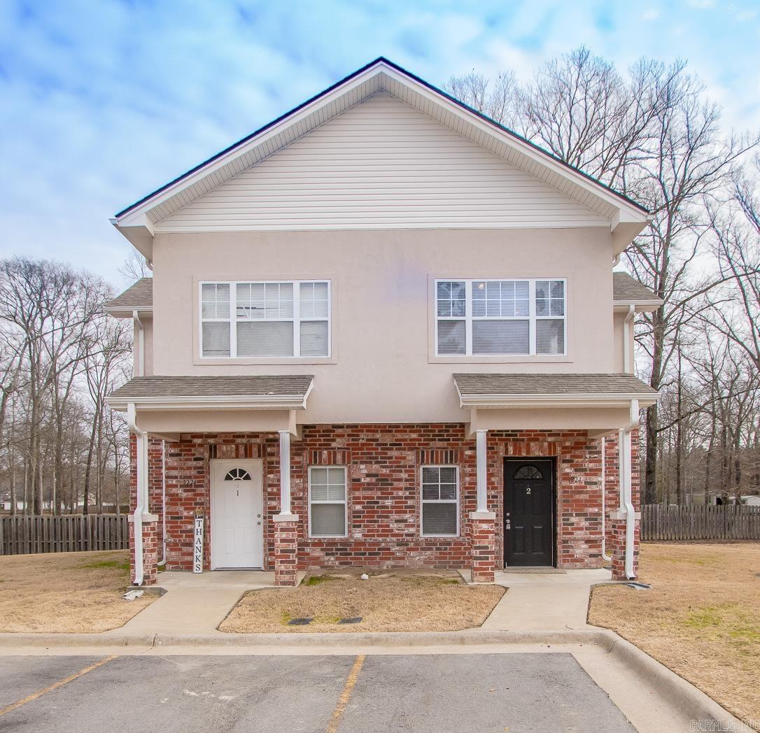 Super cute duplex in Bryant! Large windows throughout that let in plenty of natural light. Covered back patio area that is perfect for enjoying days outside. Tenant is to supply their own W/D, or they can choose to have the W/D supplied and maintained for additional $50/month w/d rental. The lease for this property is for 18 months and income has to be three times the amount of rent. This property does not accept section 8. Disclaimer- Please Note: 1. Due to multiple apartments available for rent, photos may differ from the available apartments. Please contact the Leasing agent to arrange a showing of available apartments. 2. All apartments are the same layout and finish, some have Granite countertops and some do not. Some have white and some black appliances.