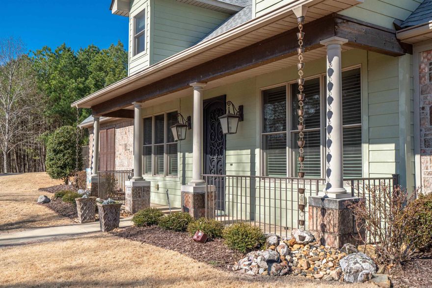 This spectacular property sits on a corner lot, out in Lakeside School District in Red Oak Ridge. Walk through the stunning steel & glass door to this 3 bedroom, 2 1/1 bath home. Offering an open floor plan with dining room, living room, kitchen and breakfast area all flowing together for a great space to entertain. The kitchen features double ovens, gas stove, dishwasher, trash compactor, and walk-in pantry. Your private office with a view of the water has built-in shelves and cabinets. The primary bedroom is large and offers a large bathroom with double sinks, walk-in shower and large closet with multiple built-ins and pull down storage. There is an expansive bonus room upstairs, floored attic for additional storage, and a 2 car garage with a golf cart/lawnmower garage. Step into your wrought iron fenced backyard and enjoy the spacious veranda. The features just go on and on for this property and you have all of the benefits of a gated community.