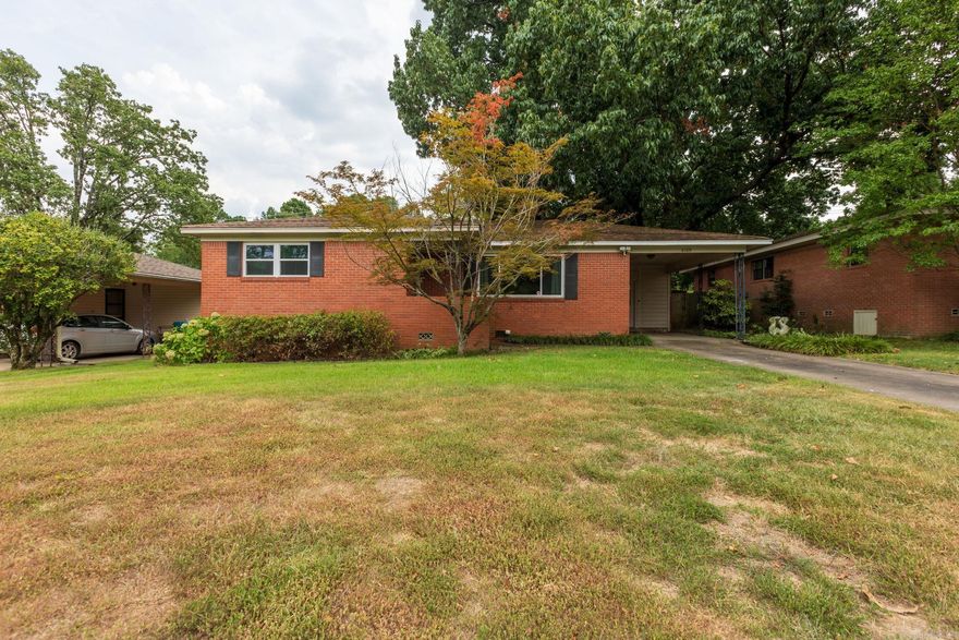 Come check out this charming mid town home that is in close proximity to Heights and Mid town schools, dining, and shopping. This updated home includes a full kitchen remodel with custom cabinets, adjustable shelving, as-well as 4 lazy susan cabinets. There is a smooth surface stainless range, granite countertops, a tumbled marble backsplash and much more. You will also love the original hardwood floors that are in great condition. This well kept home has newer windows as-well as newer water and sewer lines installed around 2019. The hall & primary bathrooms were totally updated with new tile, sinks, and showers. Call today for your VIP showing.