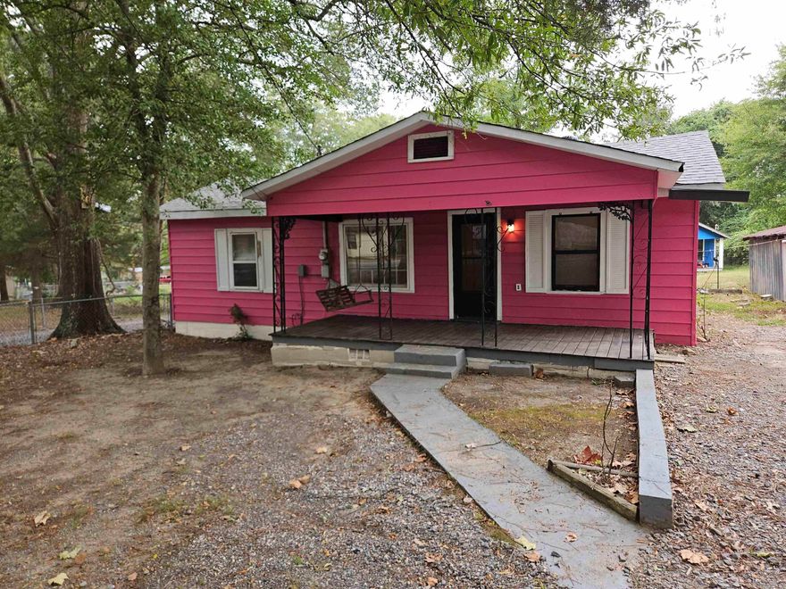Are you a Barbie girl wanting to live in your own Barbie world?! Then this house is for you! Located outside city limits, this cozy 2BD/1.5BA home offers peace and quiet away from the noisy city. Covered front porch with a swing ideal for enjoying your morning coffee. New paint and flooring throughout. Eat-in-kitchen perfect for enjoying meals with family or friends. Spacious bedrooms. Smaller sized yard for less upkeep but has tons of potential. This property is managed by Hoffman Team so beware of scammers - we will never ask you to Cashapp us money. The lease for this property is for 18 months or 2 years with a 3% increase after the first year. Income must be 3x the amount of rent per month unless you have a housing voucher. Water is included.