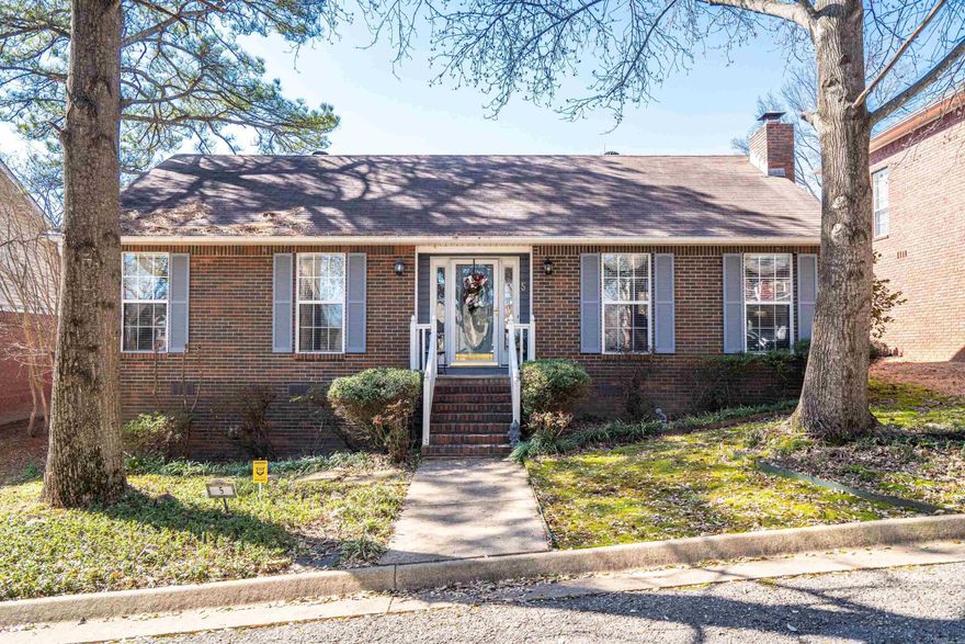 This cute small home is located in beautiful TownSquare. It is convenient to shopping, restaurants, hospitals and golf at the Hot Springs Country Club. TownSquare is a gated and securely fenced, serene, and tree shaded neighborhood!  This fabulous floor plan offers two master suites completely separated by the rest of the home. The welcoming foyer opens to a living room centered by a handsome fireplace with gas logs. The spacious kitchen is open to a small dining area. Entering the home from the double garage, there is a mud room area and laundry room. This home easily overflows to a covered patio overlooking a lovely privately fenced backyard.