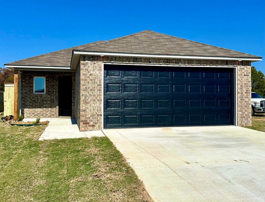 Ridgeland plan  Upgrades: 14'x10' uncovered patio, 60" fiberglass standup shower in Master Bath, both toilets upgraded to elongated and comfort height, plumbing faucet upgrade 2, 8" deep Kitchen sink, 50 gallon water heater, ceiling fan prewire and brace in Bedrooms 2 3 and 4, wall mount TV prewire and brace, 16" granite bar top in Kitchen, granite countertops level 1, undermount Kitchen sink, Luxury Vinyl Plank flooring in wet areas and Living Room and adjacent hallways and all Bedrooms including closets, fiberglass exterior doors, Cheyenne style doors, back door full lite, baseboards level 2, 25in wide attic stairs, double both vanity in Master Bath, full sod.       *** AGENTS, PLEASE SEE SHOWING REMARKS OR AGENT REMARKS FOR VERY IMPORTANT INFORMATION. ***