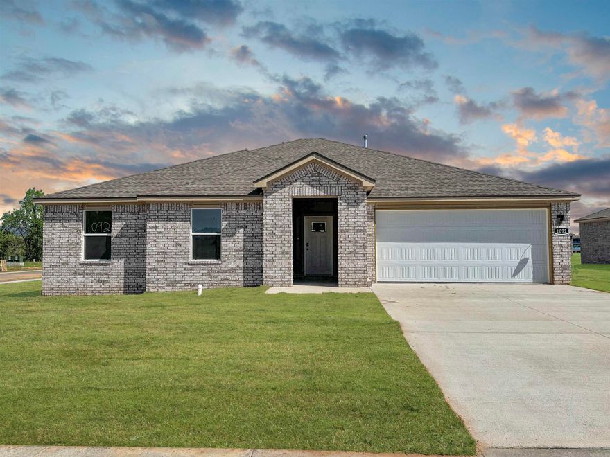 Charming Coleman plan in Wolfsbridge at Cabot, located in Cabot, Arkansas! These new construction homes feature modern finishes for comfortable living! Each home has LVP flooring and carpet.  In the kitchen and bathrooms, you’ll find beautiful quartz countertops. The primary bathroom features a walk-in shower and a quartz vanity!  Each home will have 4-sides brick with Hardie® siding per plan. These homes come with a programmable thermostat! 10-year limited Homebuyer’s Warranty! Photos may be stock photos, representative of plan only and may vary as built. Annual taxes is an estimate.  HOA is $375 with a $75 Transfer fee.