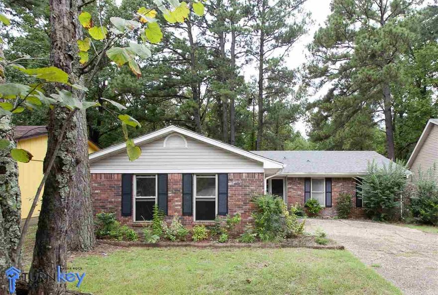 Renovated Southwest Little Rock home for rent. Nice brick home with 3 bedrooms, 2 bathrooms, fireplace, fenced in backyard, & garage. Nice updates throughout!  Move in special  First month rent free !