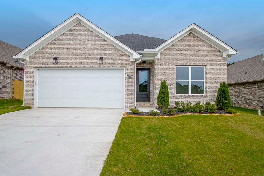 Like new home with 3 spacious bedrooms plus a dedicated office. Great kitchen with storage and separate pantry. Covered back porch, low maintenance yard. Two car garage